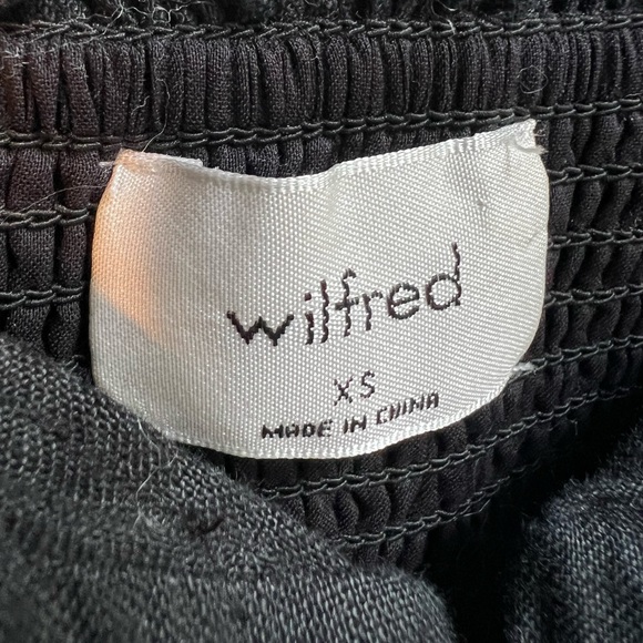 Aritzia black linen crop top XS - Picture 3 of 6